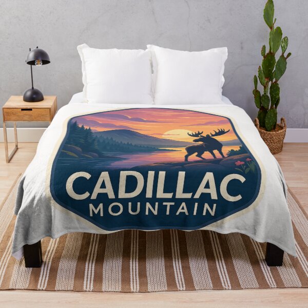 Item preview,  Cadillac Mountain Sunset and Moose Silhouette, Acadia National Park designed and sold by Places On Earth.