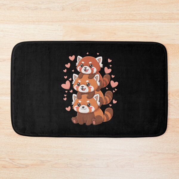 Item preview, Red Panda Stack Cute Animal Love Heart designed and sold by Gogetgiggles.