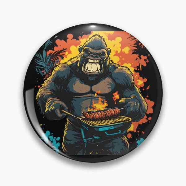 Item preview, Gorilla Barbecuing  designed and sold by ClubVacay.