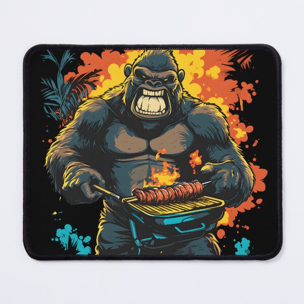 Item preview, Gorilla Barbecuing  designed and sold by ClubVacay.