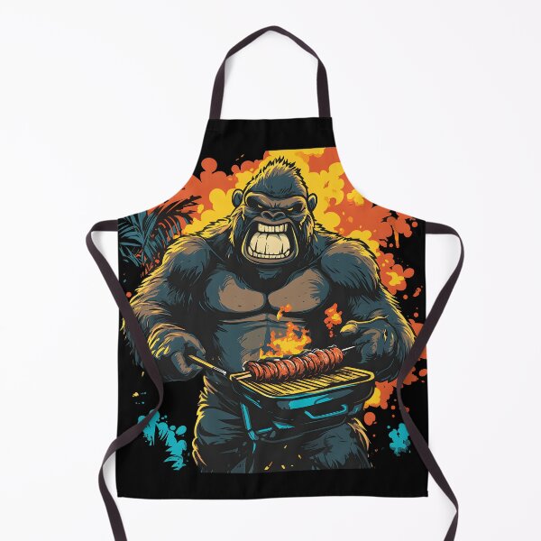 Item preview, Gorilla Barbecuing designed and sold by ClubVacay.
