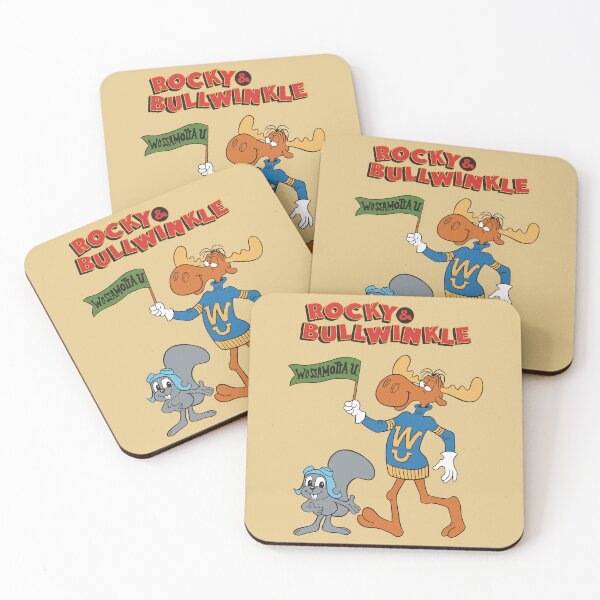 Item preview, Rocky and Bullwinkle - Saturday Morning Cartoon - Classic Cartoon designed and sold by CalroStudiio.
