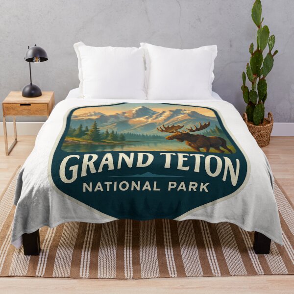 Item preview,  Grand Teton Reflections and Moose by the Water, Wyoming designed and sold by Places On Earth.