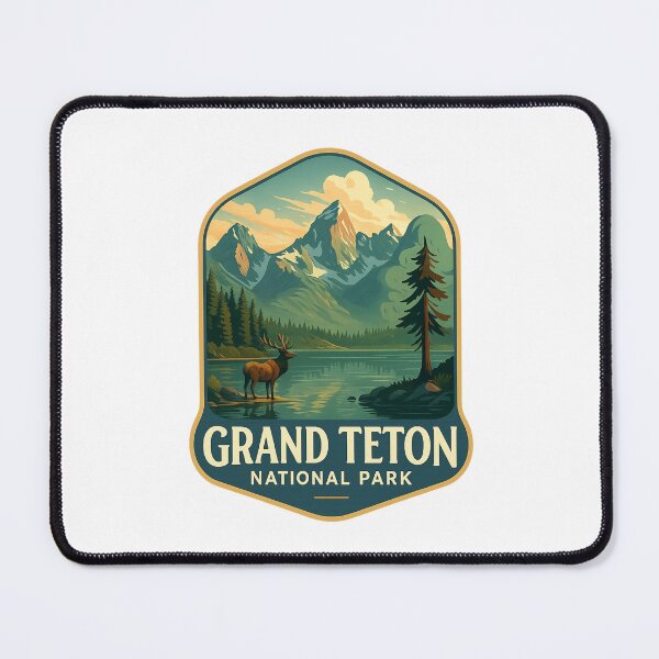 Item preview, Elk and Teton Peaks at Alpine Lake, Grand Teton National Park designed and sold by Places On Earth.