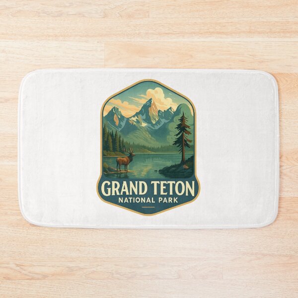 Item preview,  Elk and Teton Peaks at Alpine Lake, Grand Teton National Park designed and sold by Places On Earth.