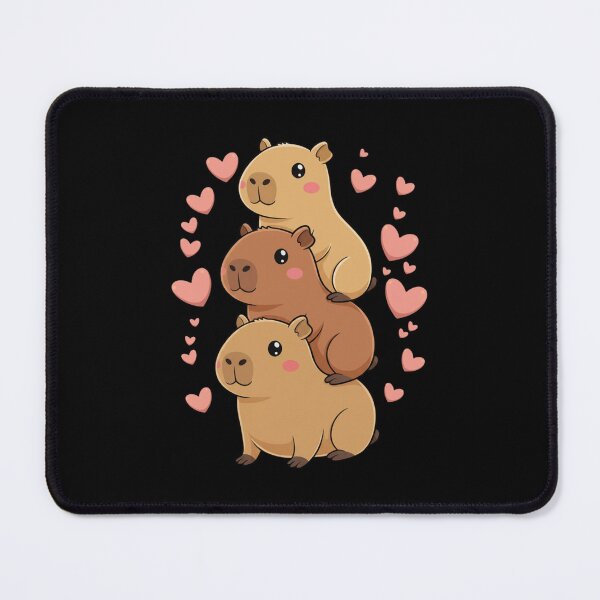 Item preview, Capybara Stack With Hearts Cute Animal Lover designed and sold by Gogetgiggles.