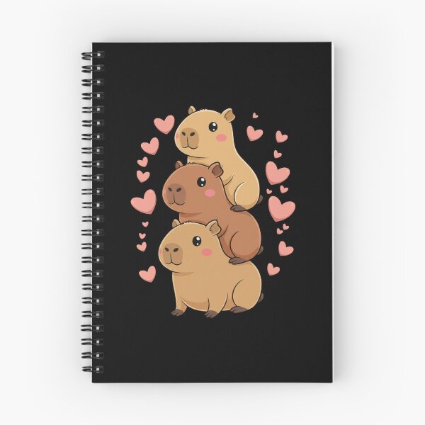 Item preview, Capybara Stack With Hearts Cute Animal Lover designed and sold by Gogetgiggles.