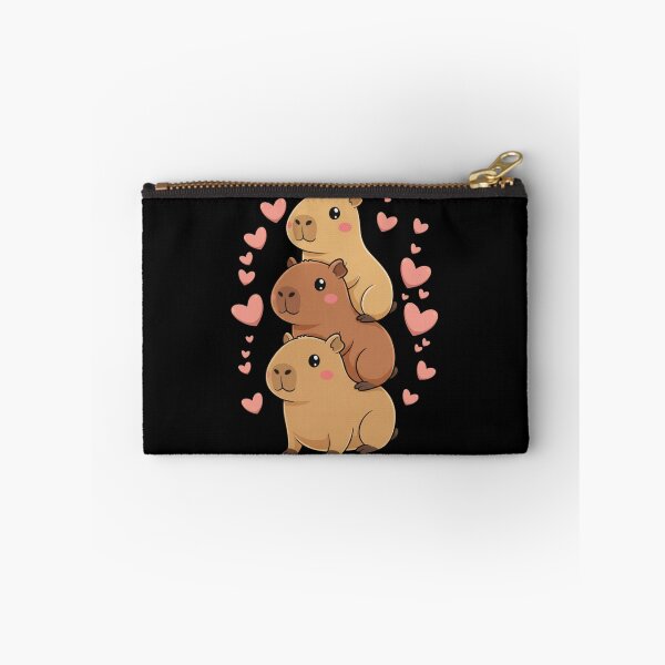 Item preview, Capybara Stack With Hearts Cute Animal Lover designed and sold by Gogetgiggles.