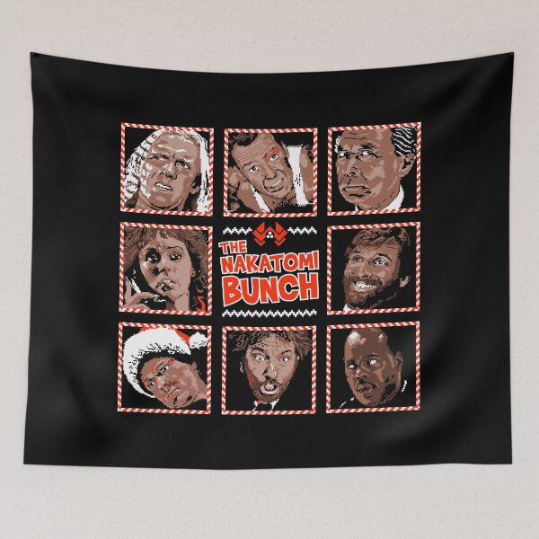 Item preview, The Nakatomi Bunch Die Hard Christmas designed and sold by therocketman.
