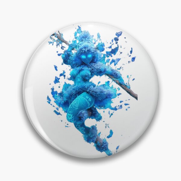 Item preview, Ice Spirit Elemental Shaman Female Warrior designed and sold by AlexLineArt.