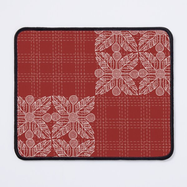 Item preview, Ulu hawaiian quilt + palaka inspired designed and sold by Pamahoa Designs.