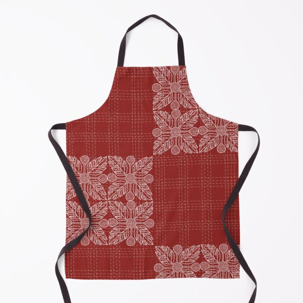 Item preview, Ulu hawaiian quilt + palaka inspired designed and sold by Pamahoa Designs.