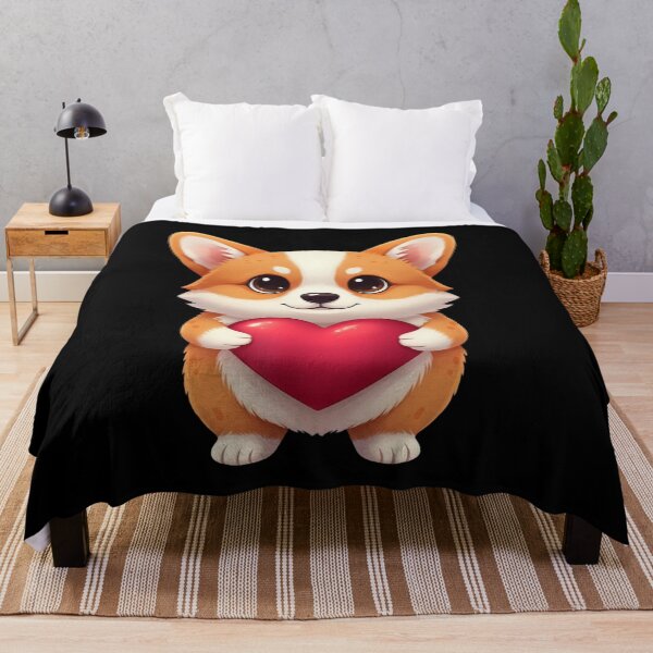 Item preview, Corgi Holding Heart Valentine's Day Dog Lover designed and sold by Gogetgiggles.