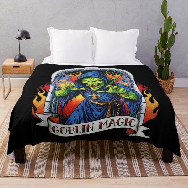 Item preview, Cursed Goblin Wizard - Dark Fantasy Retro designed and sold by CoffinsArt.
