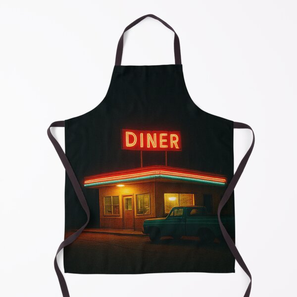 Item preview, Neon Diner – Cinematic Retro Night Photography designed and sold by BadaBingBear.