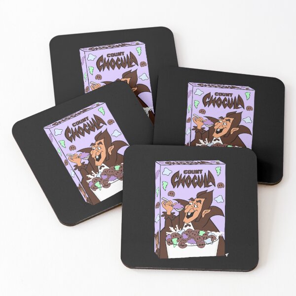 Item preview, Count Chocula Cereal - Black Background  designed and sold by The Abysmall.