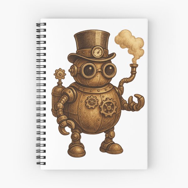 Item preview, Steampunk Gentleman Automaton – Brass Clockwork Robot designed and sold by Papier Atelier Art.