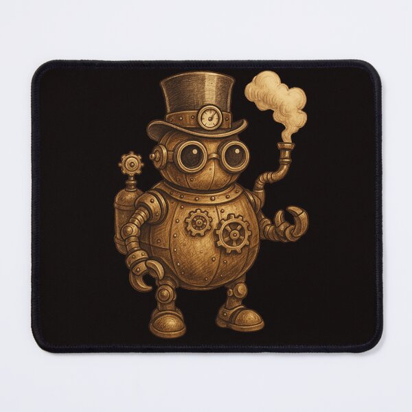 Item preview, Steampunk Gentleman Automaton – Brass Clockwork Robot designed and sold by Papier Atelier Art.