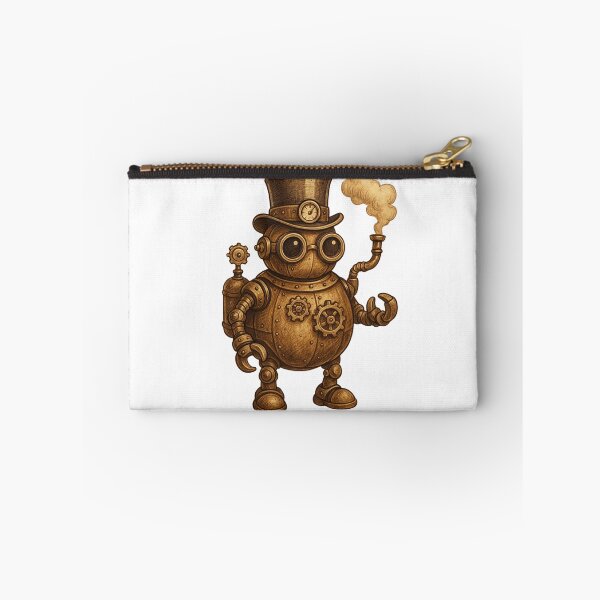 Item preview, Steampunk Gentleman Automaton – Brass Clockwork Robot designed and sold by Papier Atelier Art.