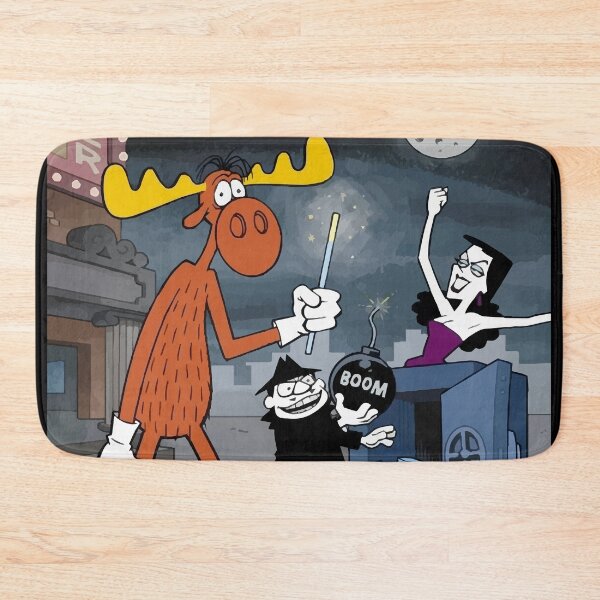 Item preview, Rocky and Bullwinkle - Saturday Morning Cartoon - Classic Cartoon designed and sold by CalroStudiio.