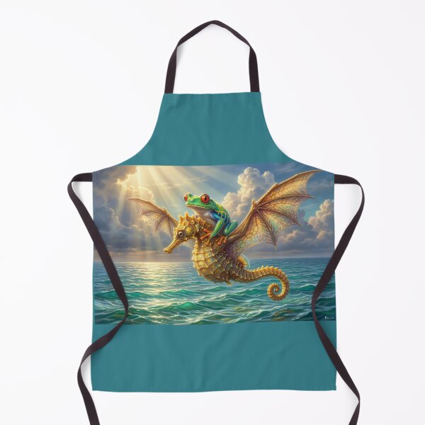 Item preview, Winged Seahorse Give Takes Frog on an Adventure designed and sold by Tridentulus.