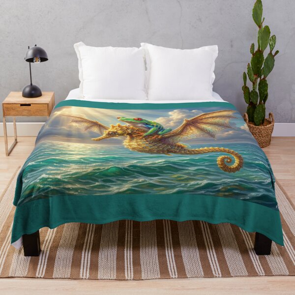 Item preview, Winged Seahorse Give Takes Frog on an Adventure designed and sold by Tridentulus.