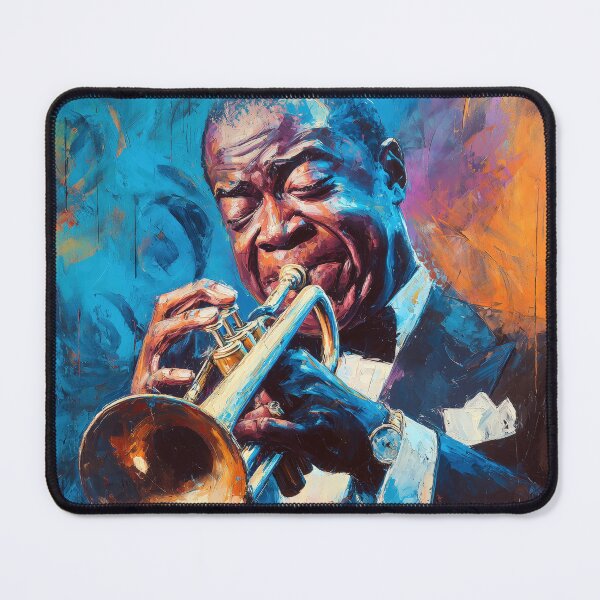 Item preview, Louis Armstrong Art, Gift, Music, able, Portrait designed and sold by jmgstore.