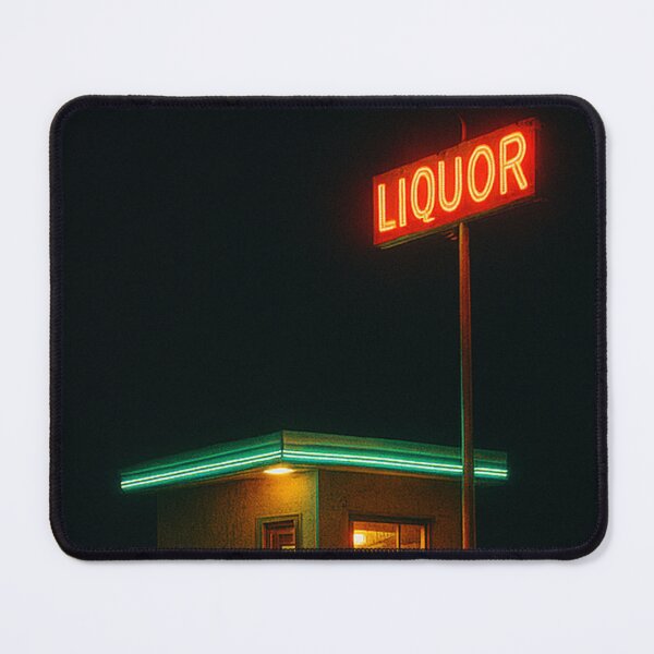 Item preview, Neon Liquor – Cinematic Retro Night Photography designed and sold by BadaBingBear.