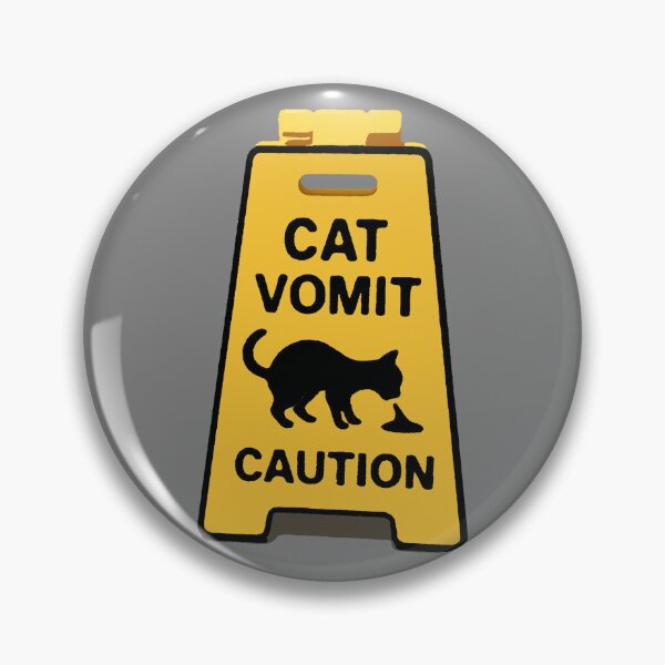 Item preview, Cat Vomit Sign designed and sold by Indepp.