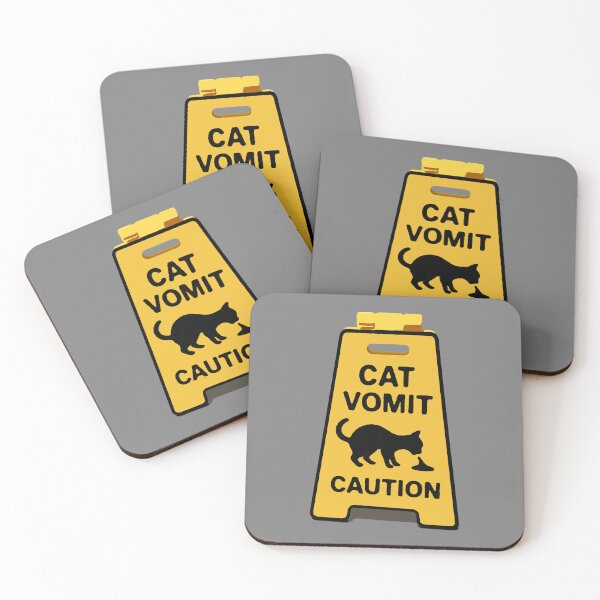 Item preview, Cat Vomit Sign designed and sold by Indepp.