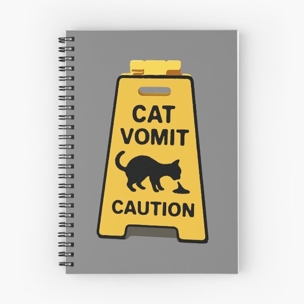 Item preview, Cat Vomit Sign designed and sold by Indepp.