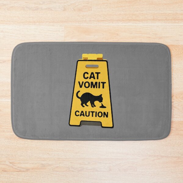 Item preview, Cat Vomit Sign designed and sold by Indepp.