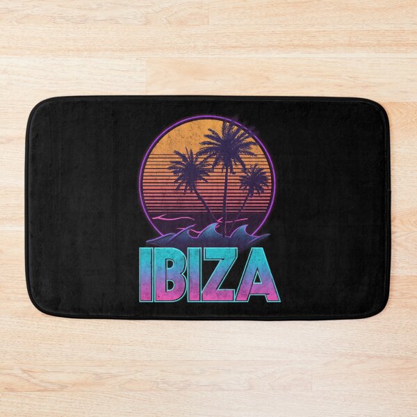 Item preview, Ibiza Neon Sunset with Palm Trees – Retro Synthwave Island Motif designed and sold by Meiersbeste.