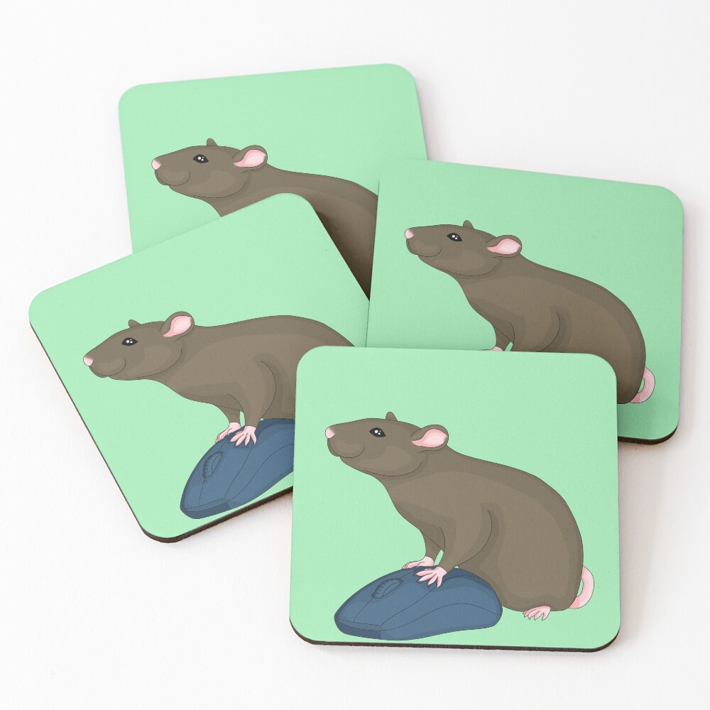 Item preview, Coasters (Set of 4) designed and sold by BeholdIAmDeath.