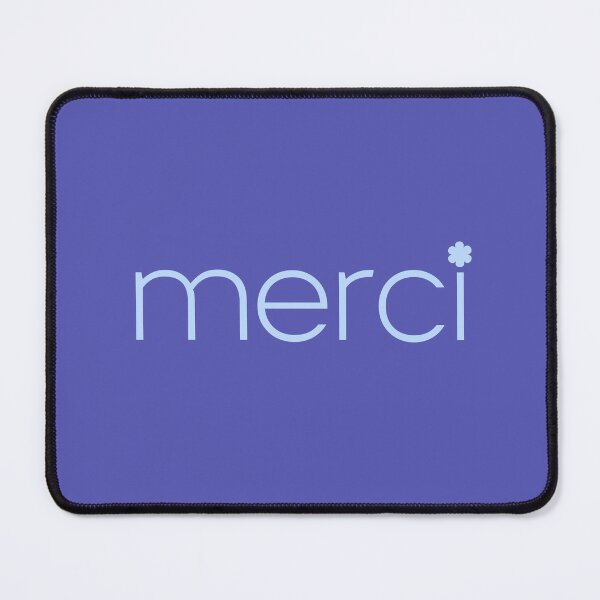 Item preview, Simple Merci Thank You French Gratitud designed and sold by KiwiRider.