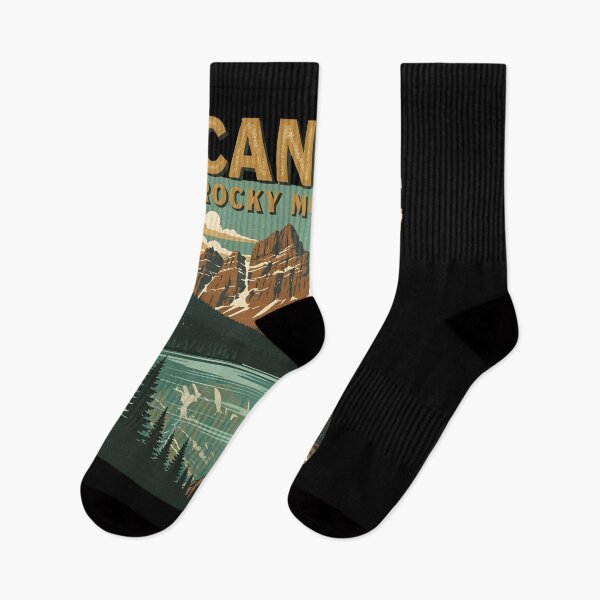 Item preview, vintage travel canada Rocky Mountains designed and sold by Uglyandcute.