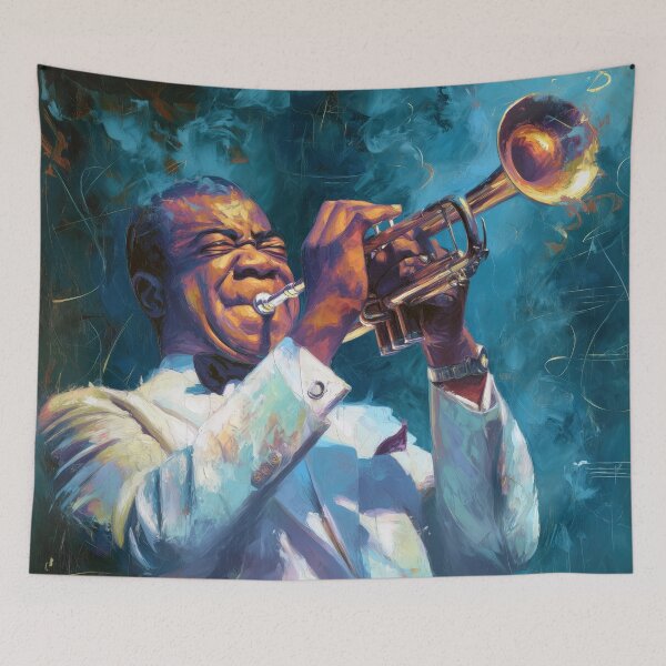 Item preview, Louis Armstrong Art, Gift, Lover, Music, Colorful designed and sold by jmgstore.