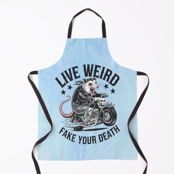 Item preview, Live Weird Fake Your Death – Rebel Possum Rider designed and sold by MysticOzzy.