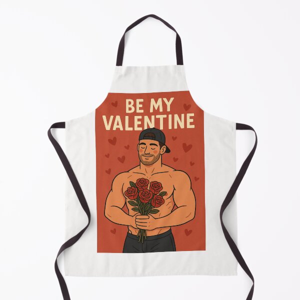 Item preview, Gay Valentine Card – Shirtless Hunk with Roses designed and sold by Places On Earth.