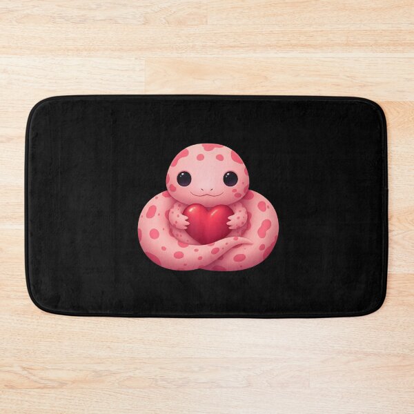 Item preview, Cute Pink Snake Holding a Heart Valentine's Day Lover designed and sold by Gogetgiggles.