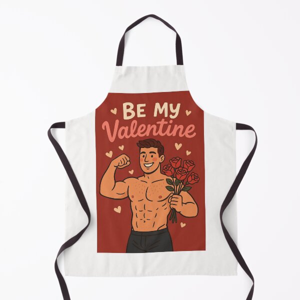 Item preview, Be My Valentine – Flexing Gay Muscle Boy designed and sold by Places On Earth.
