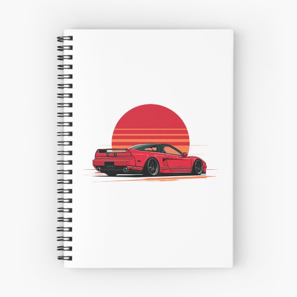 Item preview, Acura NSX classic Red Summer illustration designed and sold by blackdogshop.