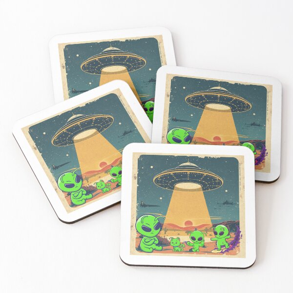 Item preview, vintage sci-fi UFO beaming light designed and sold by tsintsinshop.