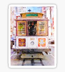 Cable Car No. 10 Sticker
