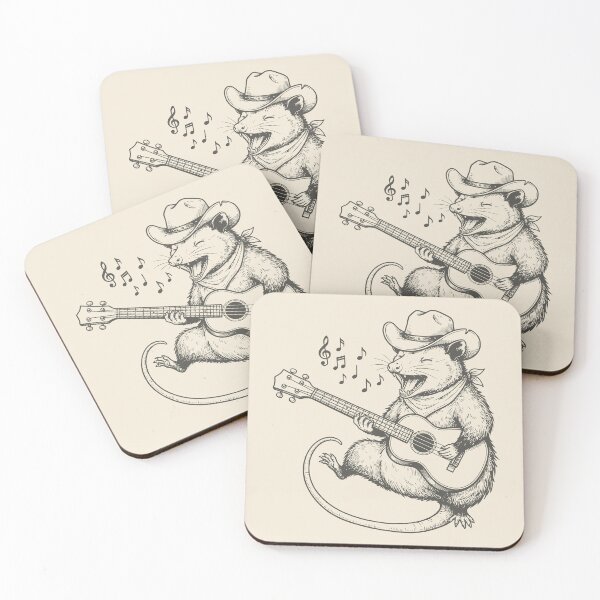 Item preview, Cowboy Possum Ukulele Player Western Music designed and sold by Y-Vibes.