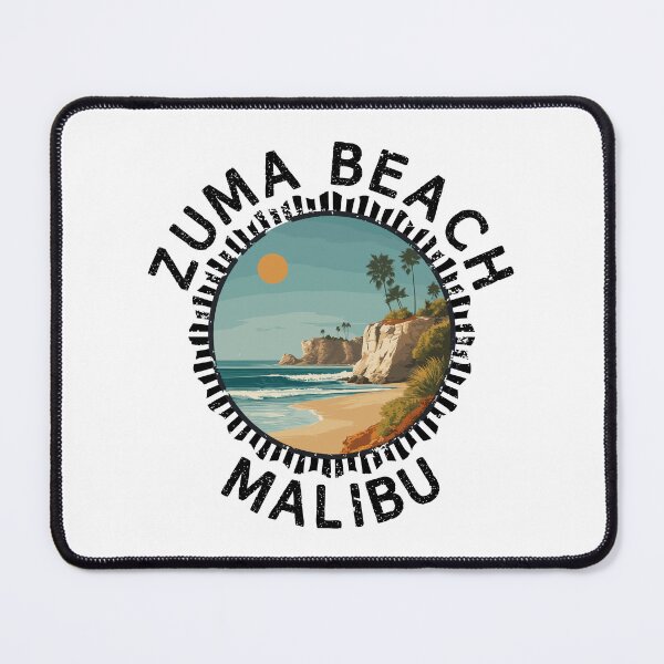 Item preview, Zuma Beach - Malibu (with Black Lettering) designed and sold by VelvetRoom.