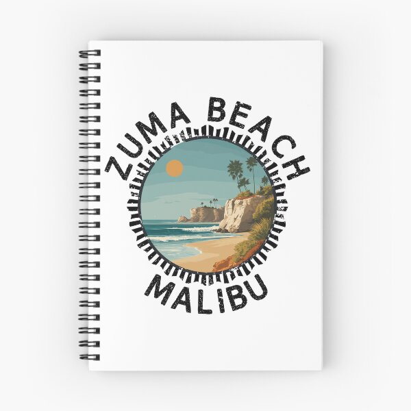 Item preview, Zuma Beach - Malibu (with Black Lettering) designed and sold by VelvetRoom.