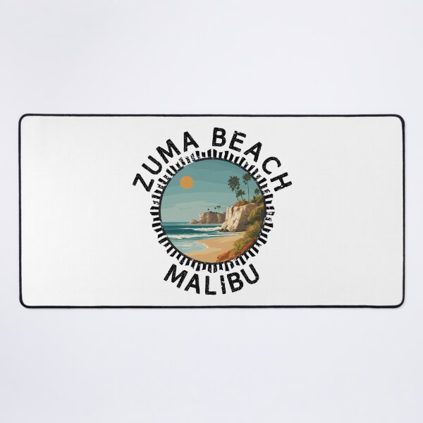 Item preview, Zuma Beach - Malibu (with Black Lettering) designed and sold by VelvetRoom.
