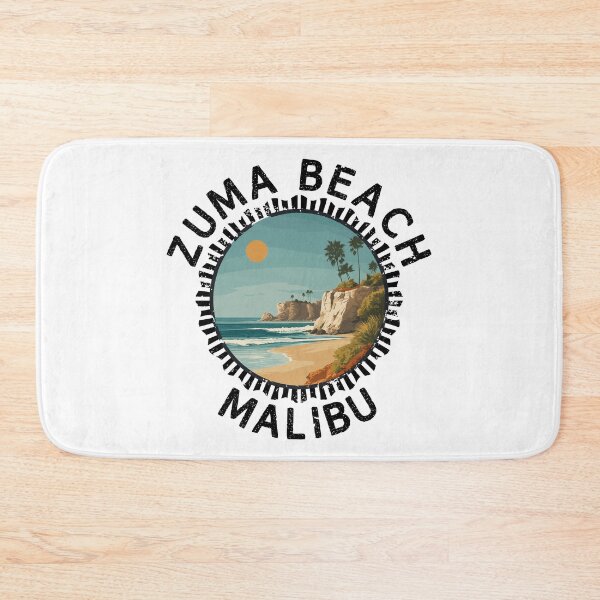 Item preview, Zuma Beach - Malibu (with Black Lettering) designed and sold by VelvetRoom.