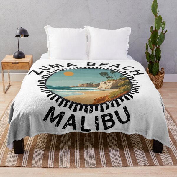 Item preview, Zuma Beach - Malibu (with Black Lettering) designed and sold by VelvetRoom.